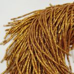French Wire/Bullion Wire, 3 mm diameter, Antique Gold Color, K1188
