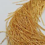 French Wire/Bullion Wire, 1 mm diameter, Gold Color, K1192