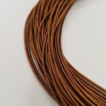 Stiff French Wire, 1-1.25 mm diameter, Antique Brown Color, KS1440