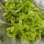 Silk Chenille Au Ver A Soie Soi, Made in France, Light Green Color