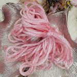 Satin Chenille Thread, Pink Color, made in France