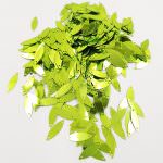 Фантазийные плоские пайетки "Лодочки", Зеленый цвет, 15x5 мм, Франция, Langlois-Martin