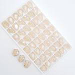 4320 Pear Shape Swarovski Crystal Ivory Cream 14x10