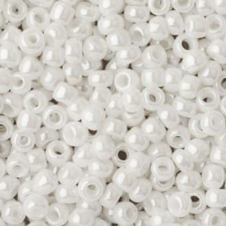 TOHO Round Beads 8/0 Opaque-Lustered White