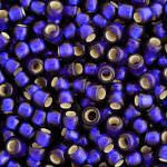 TOHO Round Beads 8/0 Silver-Lined Frosted CobaLight