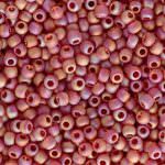 TOHO Round Beads 11/0 Transparent-Rainbow-Frosted Ruby