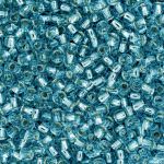 TOHO Round Beads 11/0 Silver-Lined Aquamarine TR-11-23