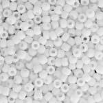 TOHO Round Beads 11/0 Opaque-Frosted White