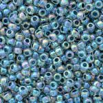TOHO Round Beads 11/0 Inside-Color Rainbow Crystal/Montana B