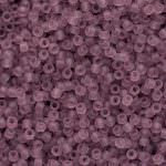 TOHO Round Beads 15/0 Transparent-Frosted Light Amethyst