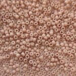 TOHO Round Beads 15/0 Opaque-Pastel-Frosted Shrimp TR-15-764