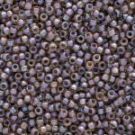 TOHO Round Beads 15/0 Inside-Color Light Topaz/Opaque Lavender