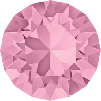 1088 Swarovski Xirius Chaton Crystal Light Rose SS24