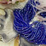 Rondelle Beads 2 mm, 4 mm, Blue AB Color