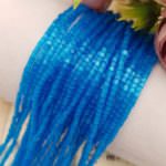 Two-cut Preciosa Beads, Stranded, 11/0 size, 65021 Light Blue color