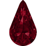 4328 Xilion Pear Swarovski Crystal, Siam, 10x6