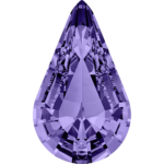 4328 Xilion Pear Swarovski Crystal, Tanzanite, 10x6