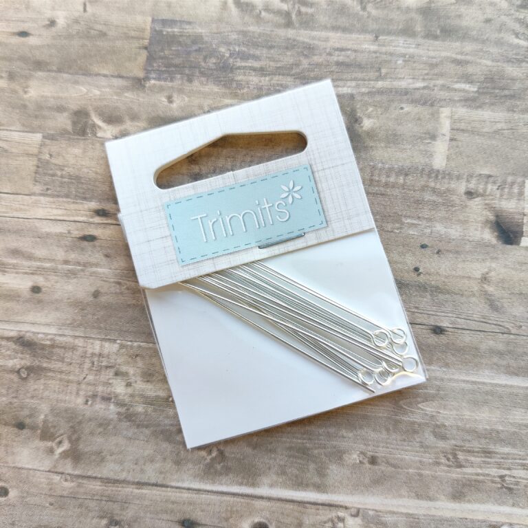 Eye Pins Silver, 50mm, pack of 16