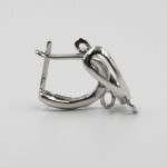 Latch Back Earring Components, Silver/Gold Plated, 1.5 cm