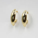 Latch Back Earring Components, Silver/Gold Plated, 1.8cm