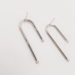 Push Back Earring Components, Silver/Gold Plated, 1.5x3.6 cm