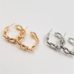 Push Back Earring Components, Silver/Gold Plated, 2.6 cm
