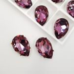 4327 Large Pear Swarovski Crystal, Камень Сваровски, Античный розовый, 30x20 мм