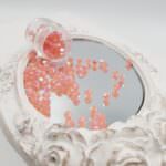Fire Polished Czech Glass Beads Milky Pink AB 2, 4 mm, #X71010