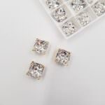 4499 Kaleidoscope Square Swarovski Fancy Stone, Crystal, 10 mm
