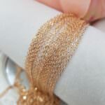 Anchor Link Chain Rose Gold Color, 1.5 mm