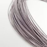 Stiff French Wire, 1mm diameter, Grey Color, KS1311