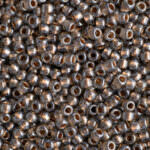 TOHO Round Seed Beads 11/0 Gold-Lined Black Diamond TR-11-993