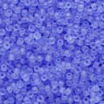 TOHO Round Seed Beads 15/0 Transparent Frosted Light Sapphire, TR-15-13F
