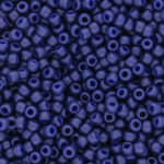TOHO Round Seed Beads 15/0 Semi Glazed Navy Blue, TR-15-2607F