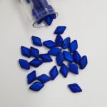 Matubo GEMDUO Beads Metalust Matte Crown Blue, 8x5mm, PB379-85-24303
