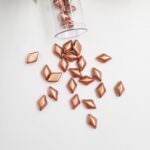Matubo GEMDUO Beads Matte Metallic Copper, 8x5mm, PB379-85-K0177