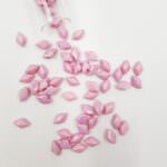 Matubo GEMDUO Beads Luster Metallic Pink, 8x5mm, PB379-85-14494WH