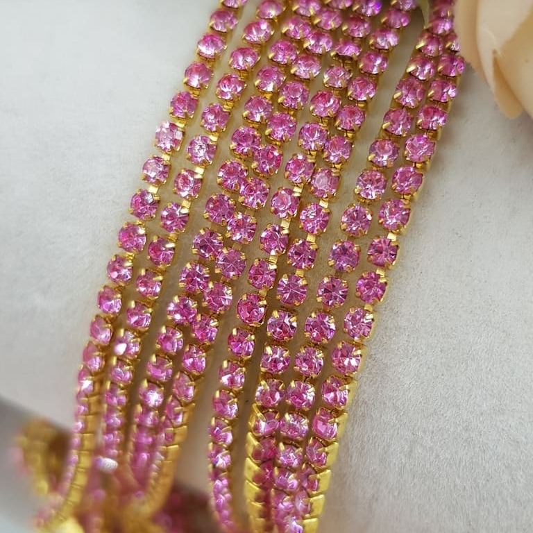 Pink Gold plated cup chain ss6