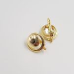 Latch Back Earring Components, Silver/Gold Plated, 1.5cm