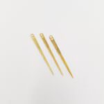 Double Hole Needles for Metal Strips Hand Embroidery, 29 mm
