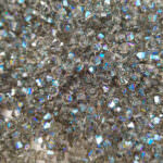 5328 Биконус Swarovski (бусины Xilion), Black Diamond Shimmer, 10 шт.