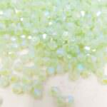 5328 Swarovski Xilion Beads (bi-cone) Chrysolite Opal Shimmer 2x, 10pcs