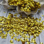 Italian Cup Sequins/Paillettes, Yellow Gold Iridescent Metallic Aspect #2215, Andrea Bilics