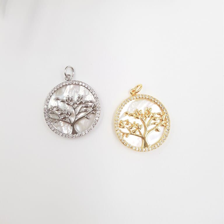 Brass-Pendants-Nacre-Tree-Rhoudium-Gold-P011-P012
