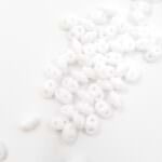 Бусины Matubo MiniDuo Beads, Белый, 4х2.5мм, PB307-0204-03000