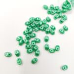 Бусины Matubo MiniDuo Beads, Перламутровый светло-зеленый 4х2.5мм, PB307-0204-24010AL
