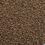TOHO Round Seed Beads 11/0 Frosted Bronze, TR-11-221F