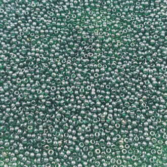 Toho seed beads Transparent-Lustered Green Emerald TR-11-118