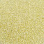 TOHO Round Seed Beads 11/0 Silver-Lined Milky Light Jonquil TR-11-2125