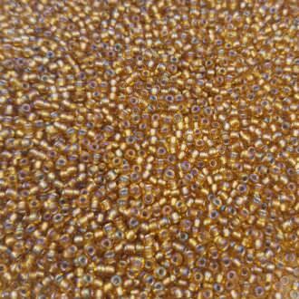 Toho seed beads Gold-Lined Rainbow Topaz TR-11-278